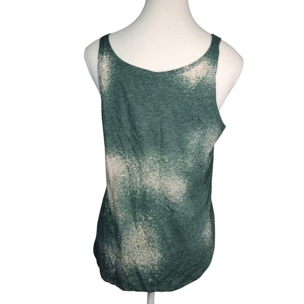 Jack Daniels Jim Beam Jose Cuervo Tank Top Women "My Favorite Men" Medium Green - Picture 10 of 14